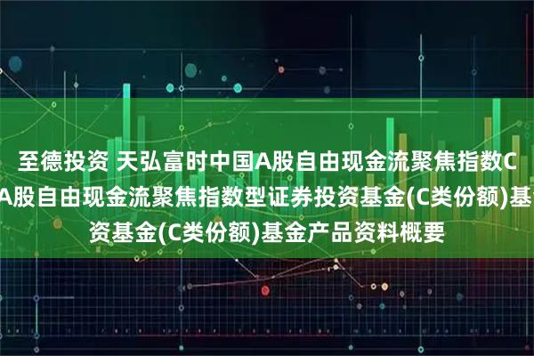 至德投资 天弘富时中国A股自由现金流聚焦指数C: 天弘富时中国A股自由现金流聚焦指数型证券投资基金(C类份额)基金产品资料概要