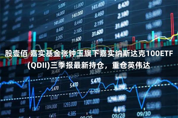 股壹佰 嘉实基金张钟玉旗下嘉实纳斯达克100ETF(QDII)三季报最新持仓，重仓英伟达